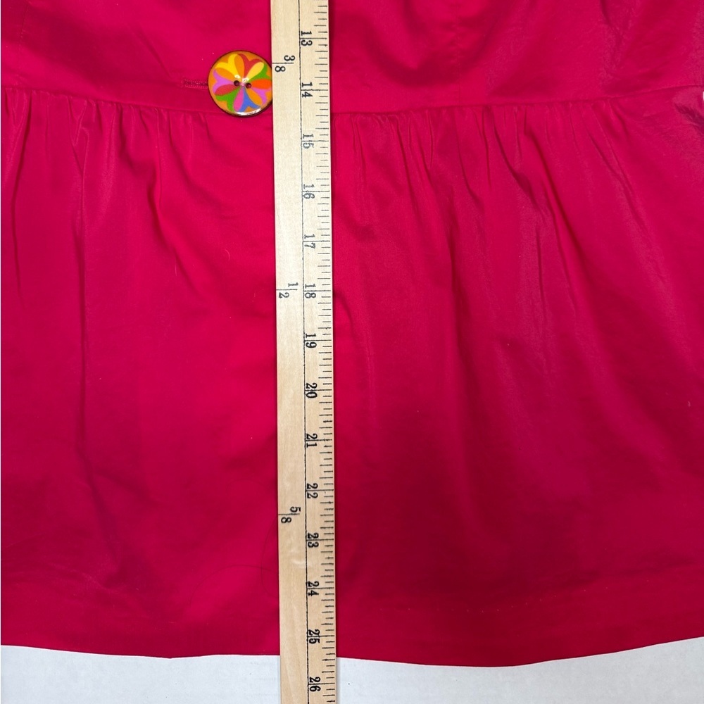 AGB Pink Babydoll Button Up Lightweight Coat Jacket Peter Pan Collar Size 12 - Picture 8 of 8